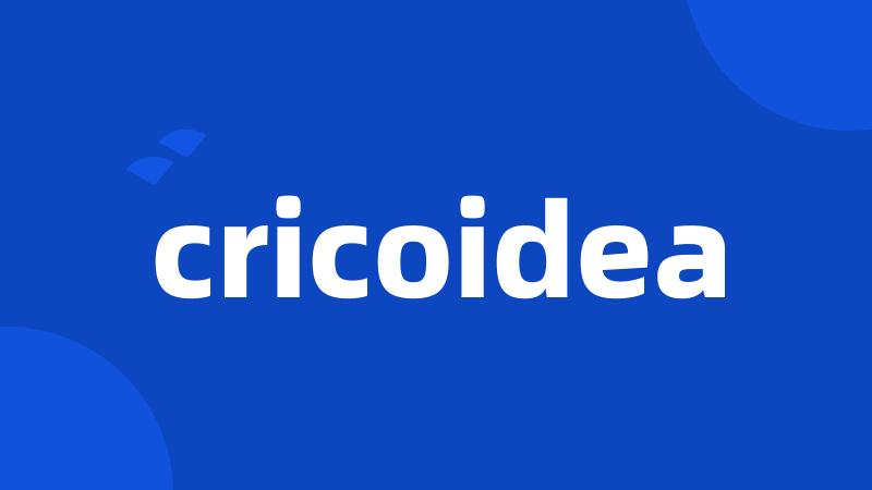 cricoidea