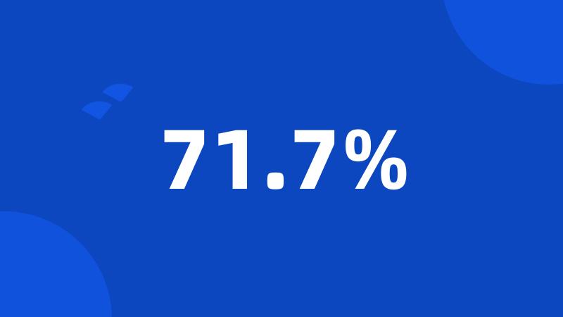 71.7%