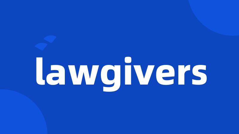 lawgivers