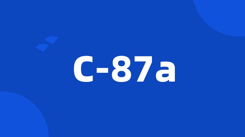 C-87a