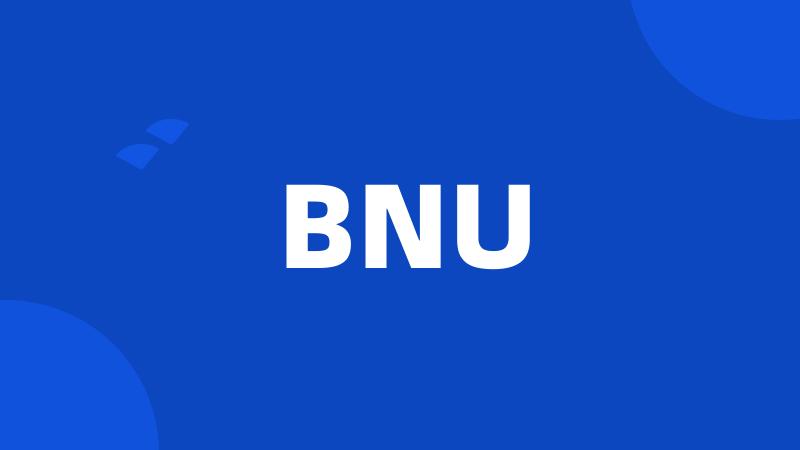 BNU