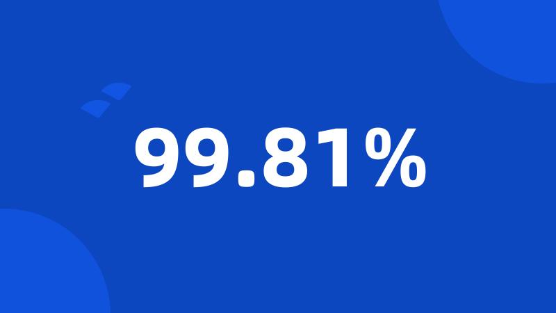 99.81%