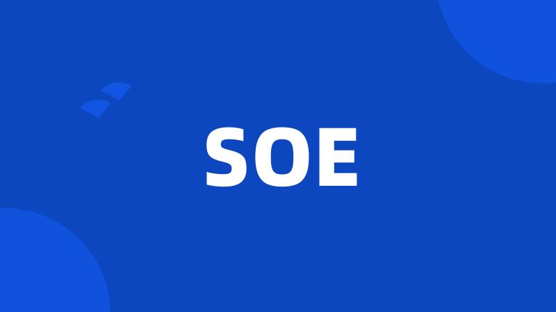 SOE