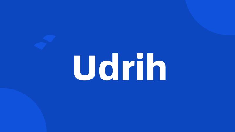 Udrih