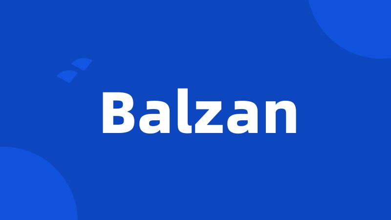 Balzan