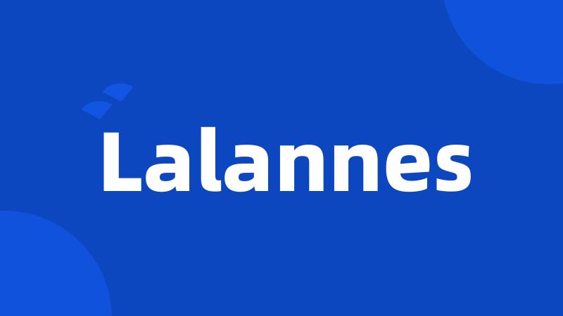 Lalannes