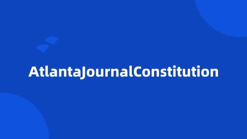 AtlantaJournalConstitution