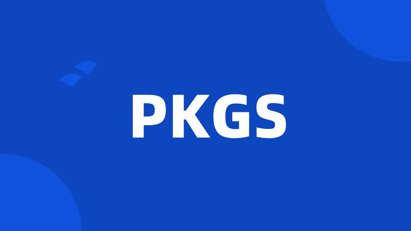 PKGS