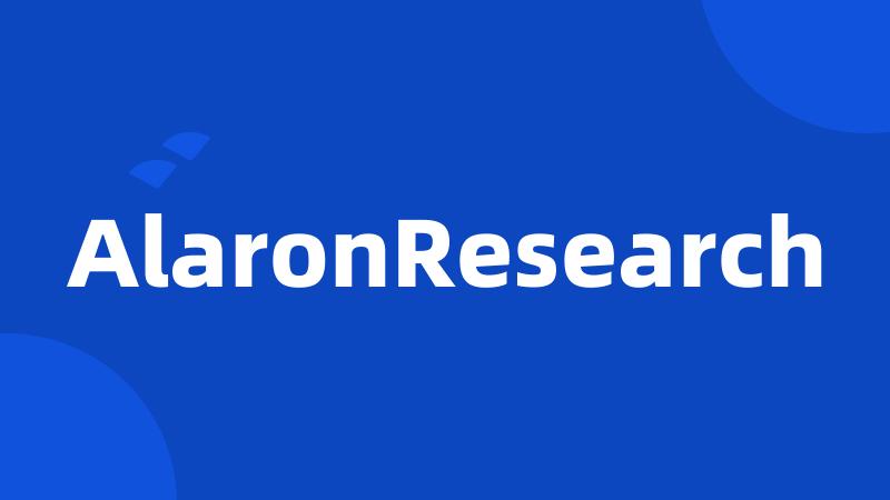 AlaronResearch