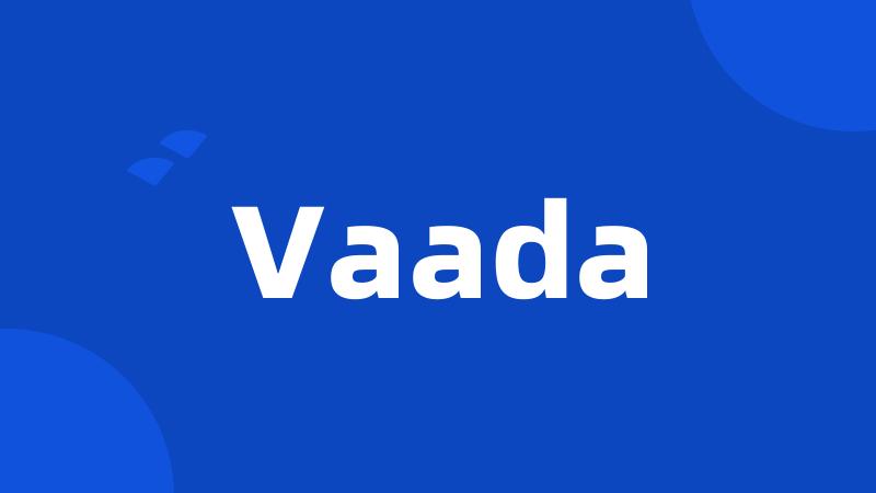 Vaada