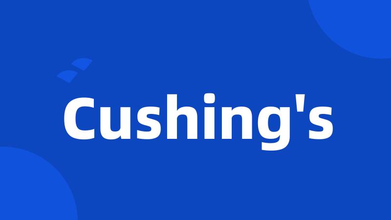 Cushing's