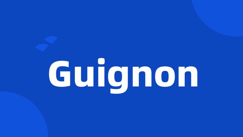 Guignon