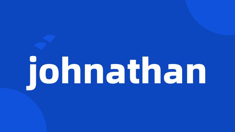 johnathan