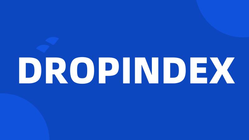 DROPINDEX