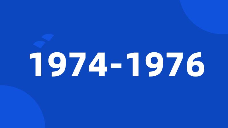 1974-1976