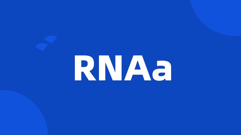 RNAa