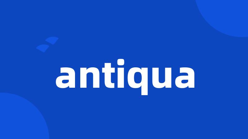 antiqua