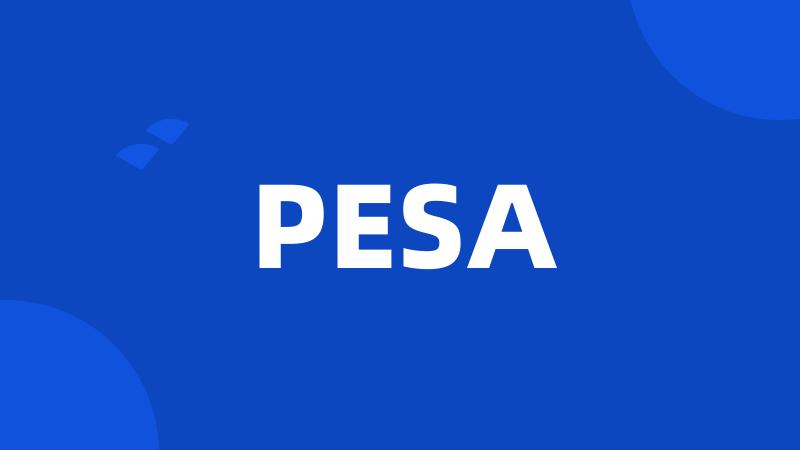 PESA