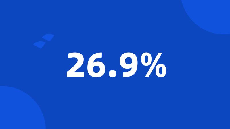 26.9%