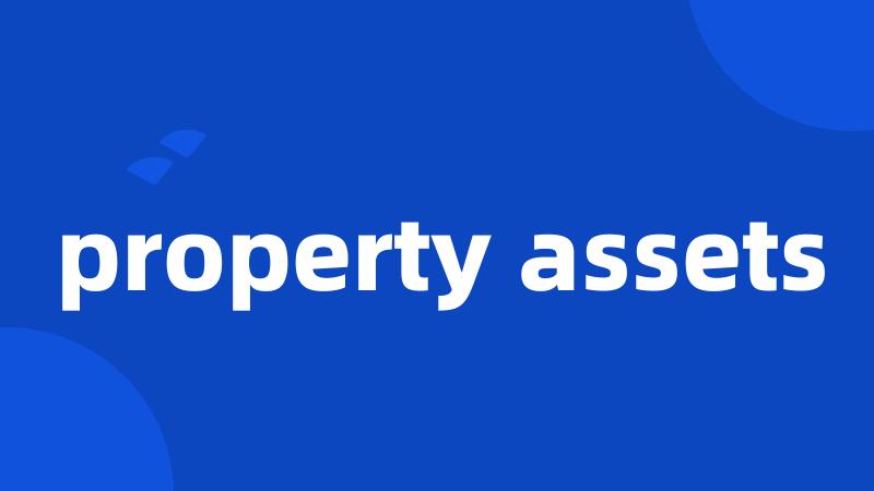 property assets