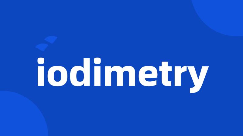 iodimetry