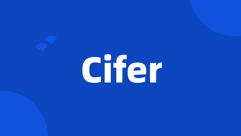 Cifer