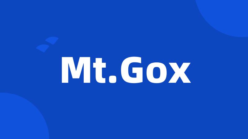 Mt.Gox