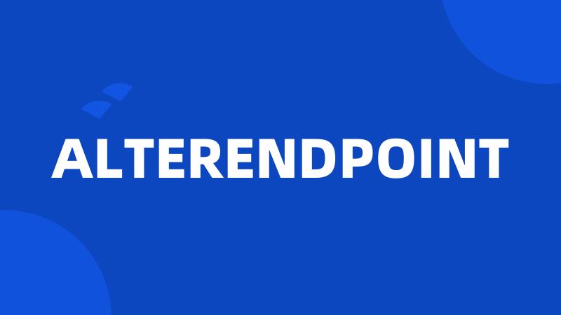 ALTERENDPOINT