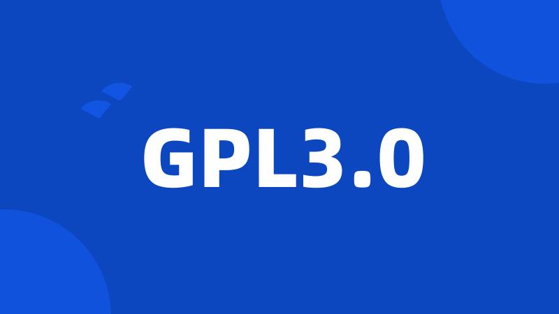 GPL3.0