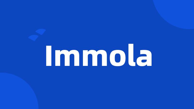 Immola