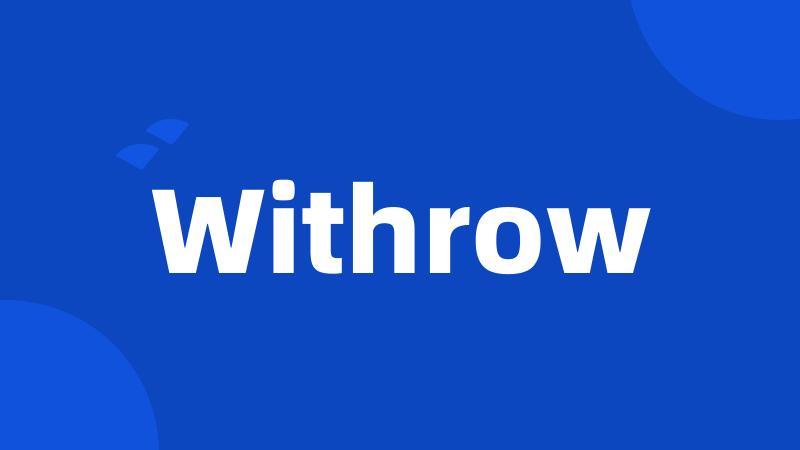 Withrow