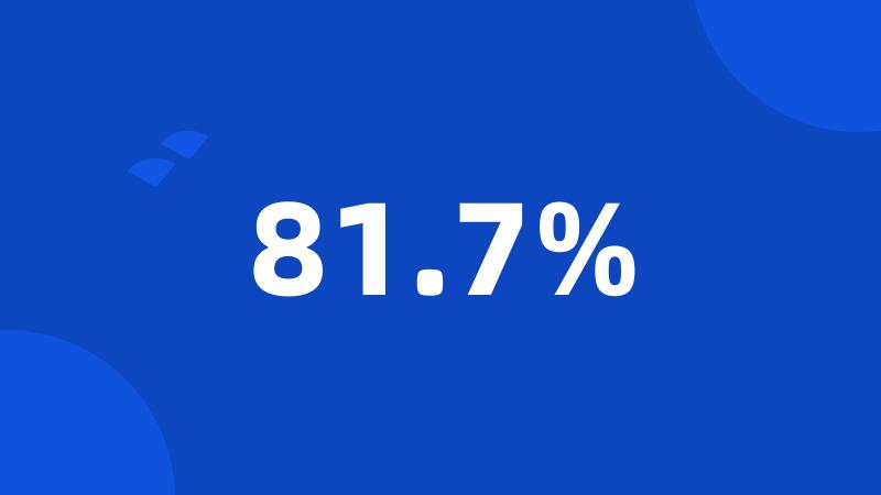 81.7%