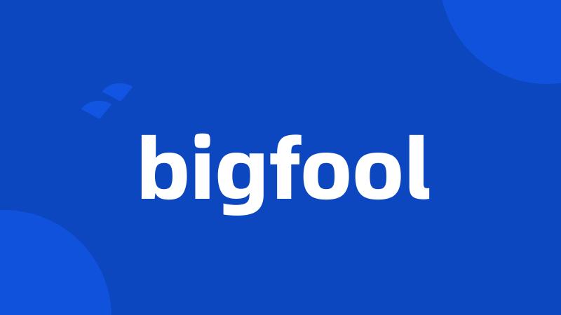 bigfool