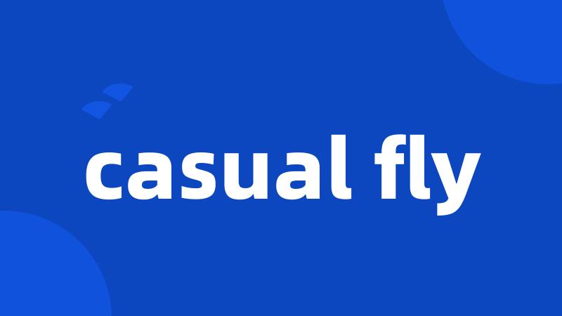 casual fly