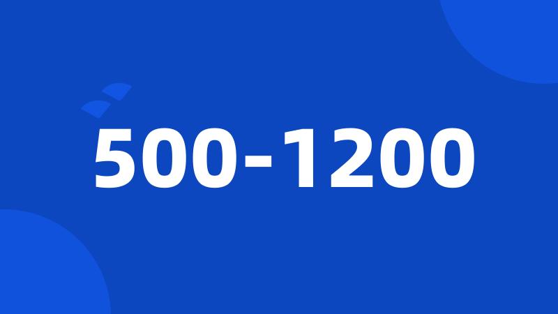 500-1200