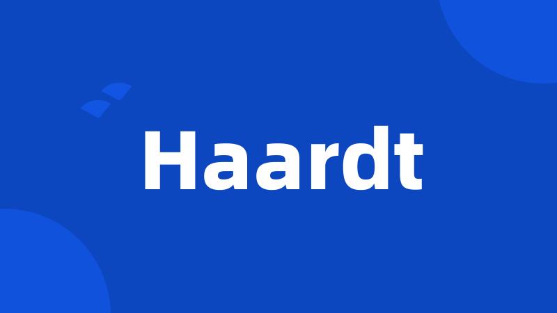 Haardt