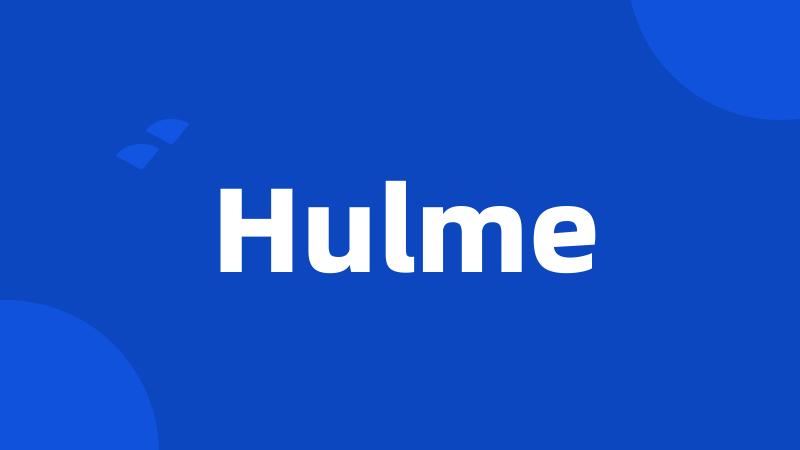 Hulme