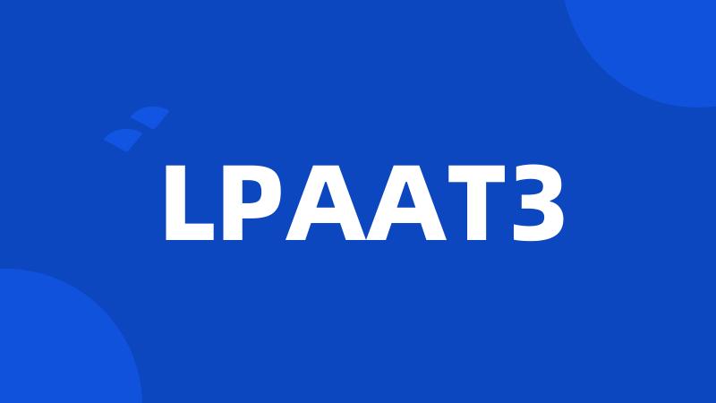 LPAAT3