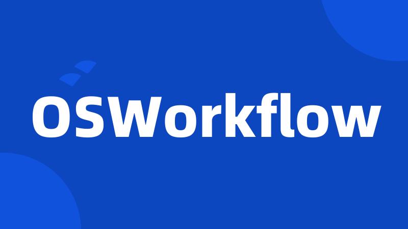 OSWorkflow