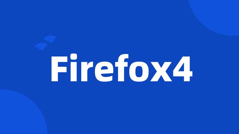 Firefox4