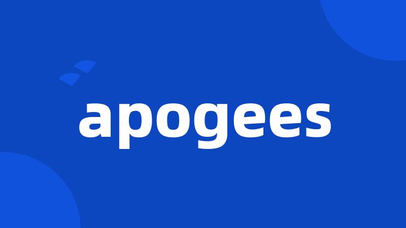 apogees