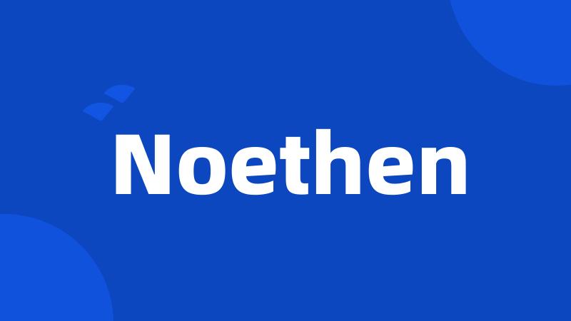 Noethen