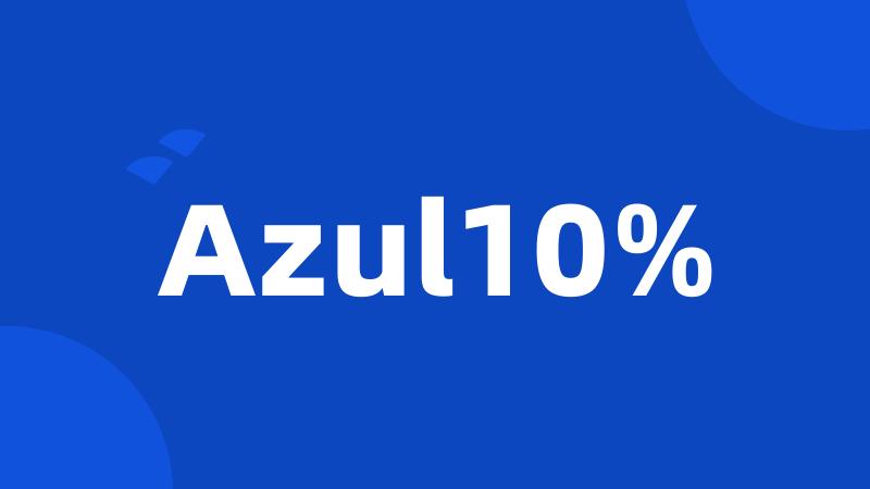 Azul10%