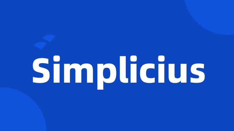 Simplicius