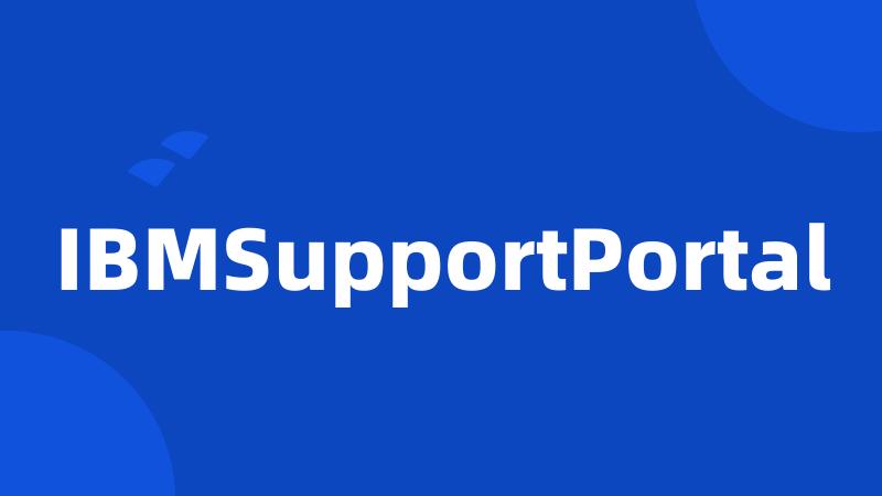 IBMSupportPortal