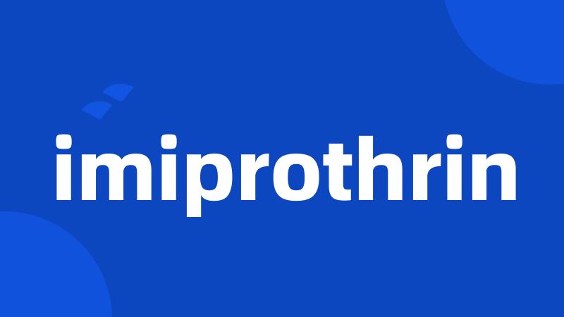 imiprothrin