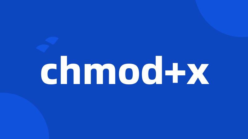 chmod+x