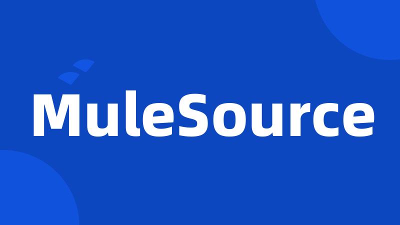 MuleSource