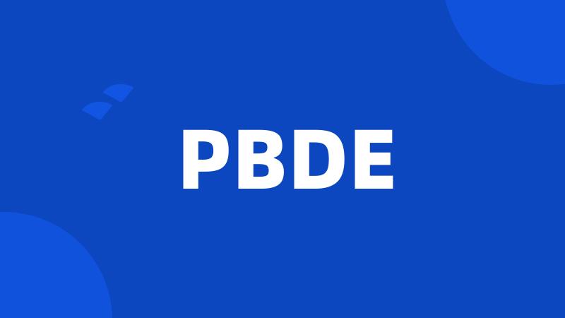 PBDE