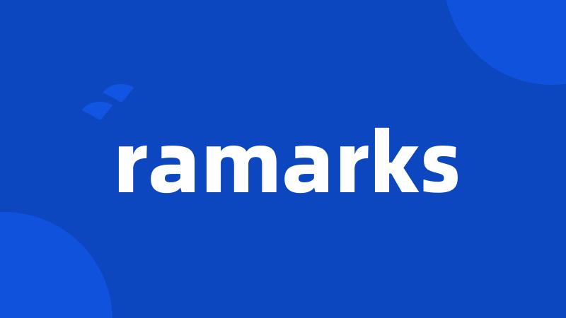 ramarks